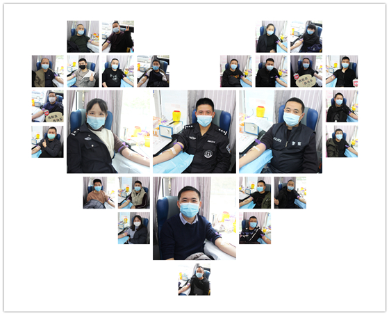 人民警察一心為民，捋袖捐血鐵血柔情——安康市公安局積極開展冬季獻血活動