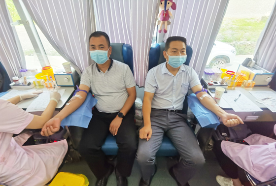 旬陽縣紅軍鎮(zhèn)開展“學黨史、辦實事”愛心獻血 活動